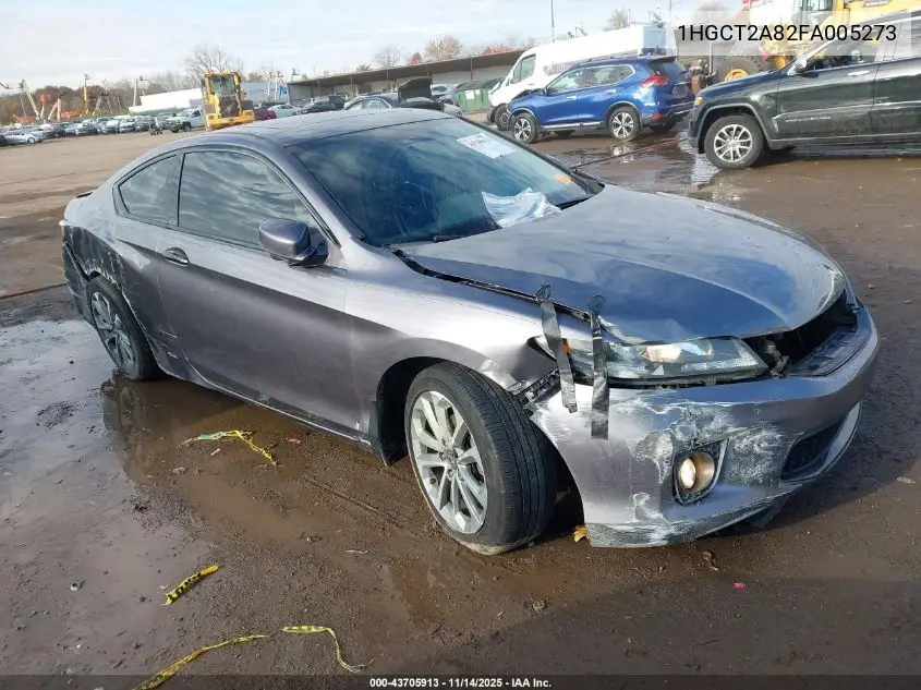 1HGCT2A82FA005273 2015 Honda Accord Ex-L V-6