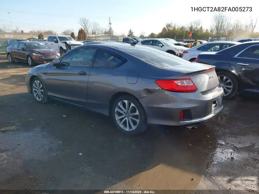 1HGCT2A82FA005273 2015 Honda Accord Ex-L V-6