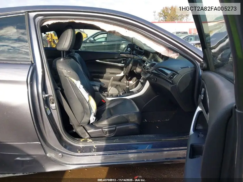 1HGCT2A82FA005273 2015 Honda Accord Ex-L V-6