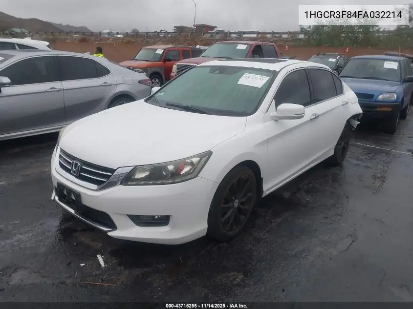 1HGCR3F84FA032214 2015 Honda Accord Ex-L V-6