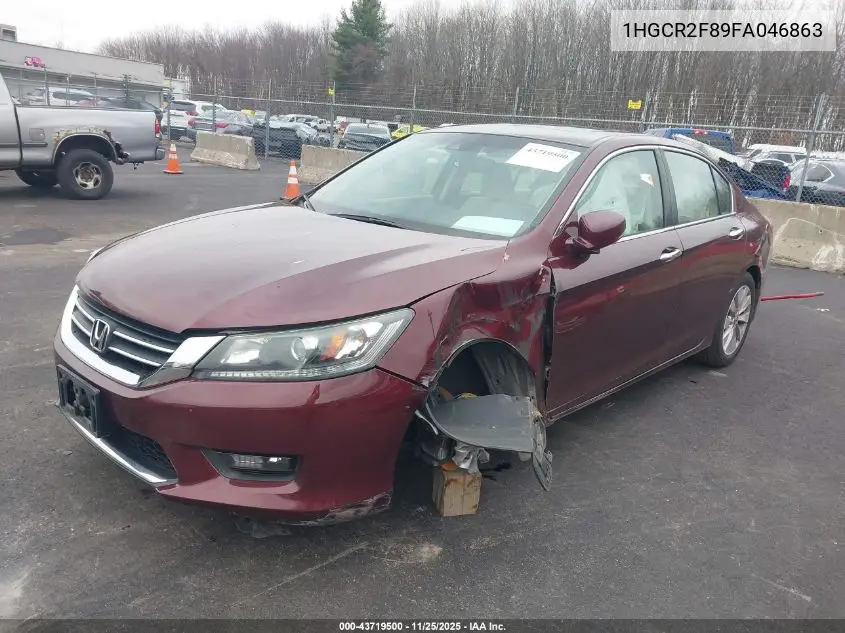 1HGCR2F89FA046863 2015 Honda Accord Exl