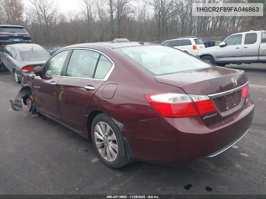 1HGCR2F89FA046863 2015 Honda Accord Exl