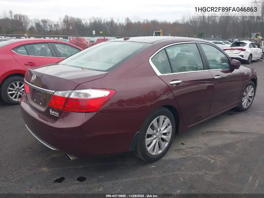 1HGCR2F89FA046863 2015 Honda Accord Exl