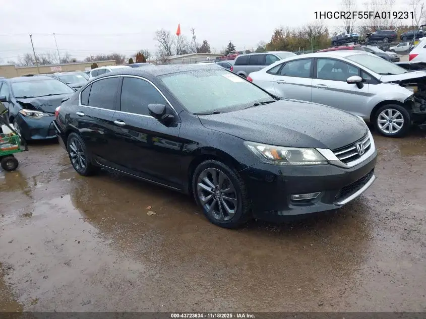 1HGCR2F55FA019231 2015 Honda Accord Sport