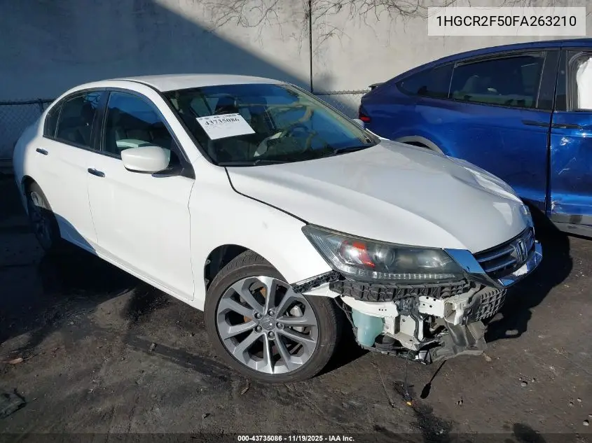 1HGCR2F50FA263210 2015 Honda Accord Sport