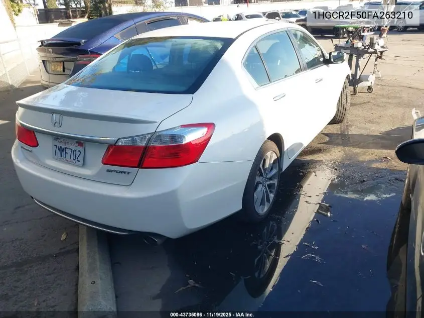 1HGCR2F50FA263210 2015 Honda Accord Sport