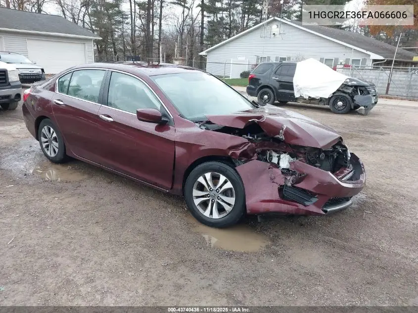 1HGCR2F36FA066606 2015 Honda Accord Lx
