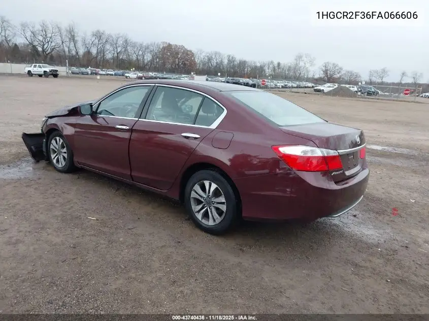 1HGCR2F36FA066606 2015 Honda Accord Lx