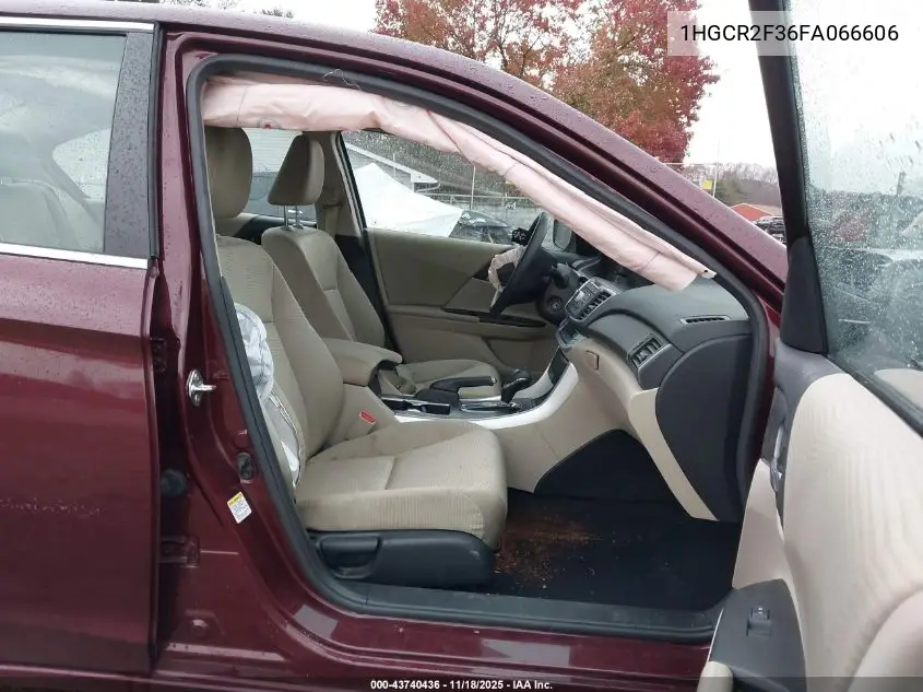 1HGCR2F36FA066606 2015 Honda Accord Lx
