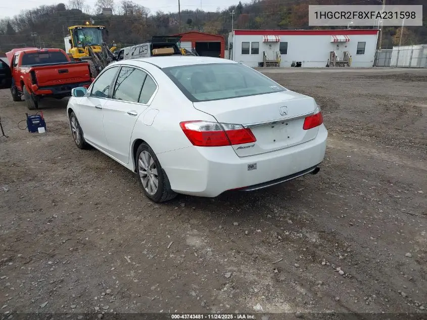 1HGCR2F8XFA231598 2015 Honda Accord Ex-L