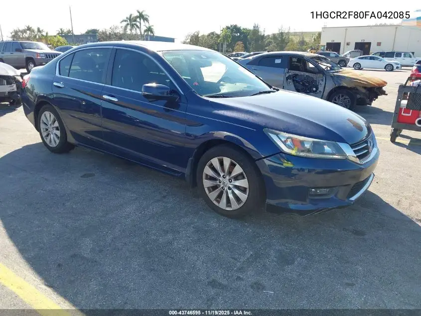 1HGCR2F80FA042085 2015 Honda Accord Ex-L