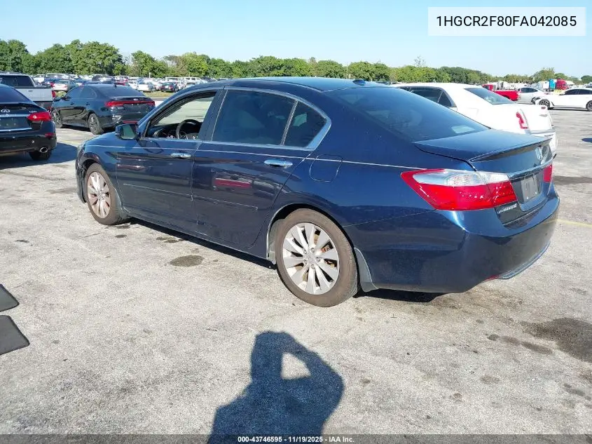 1HGCR2F80FA042085 2015 Honda Accord Ex-L