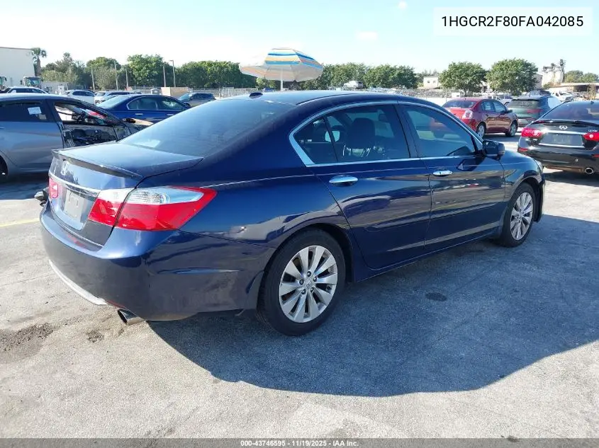 1HGCR2F80FA042085 2015 Honda Accord Ex-L