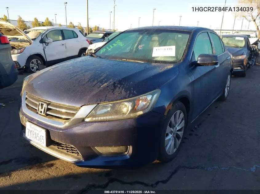 1HGCR2F84FA134039 2015 Honda Accord Ex-L