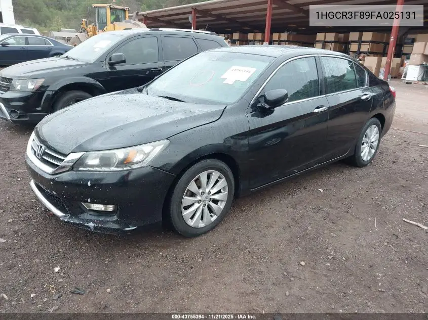 1HGCR3F89FA025131 2015 Honda Accord Ex-L V-6