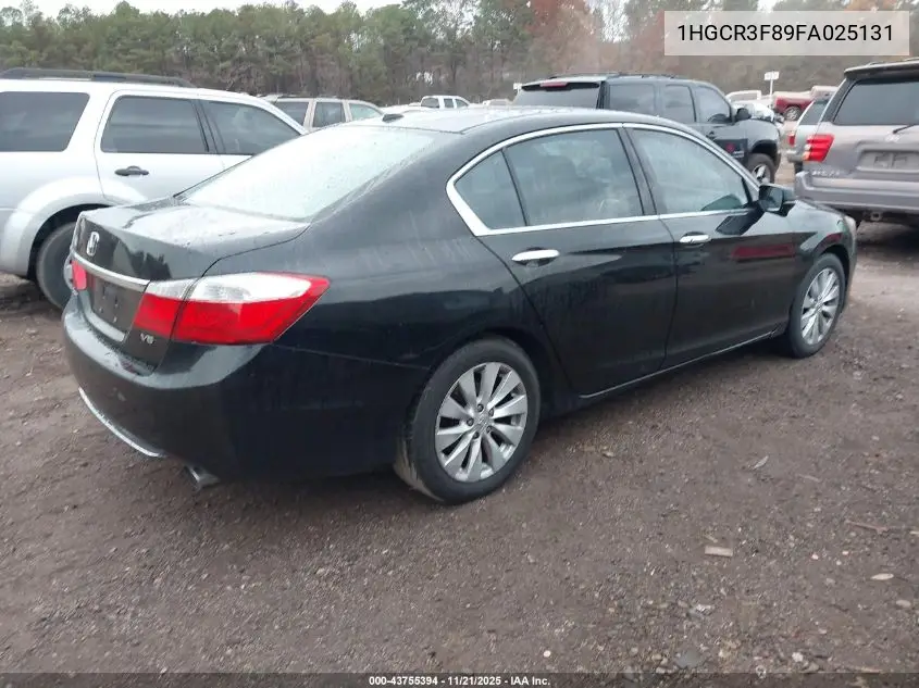 1HGCR3F89FA025131 2015 Honda Accord Ex-L V-6