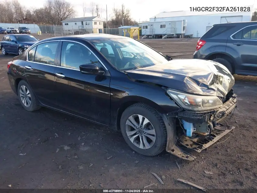 1HGCR2F32FA261828 2015 Honda Accord Lx