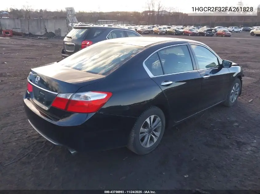 1HGCR2F32FA261828 2015 Honda Accord Lx