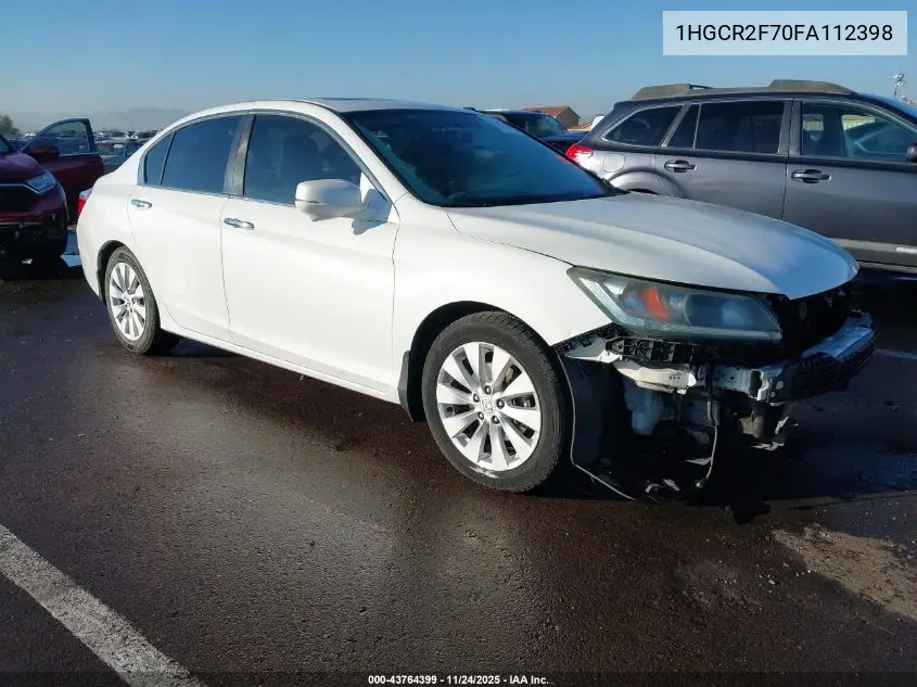 1HGCR2F70FA112398 2015 Honda Accord Ex