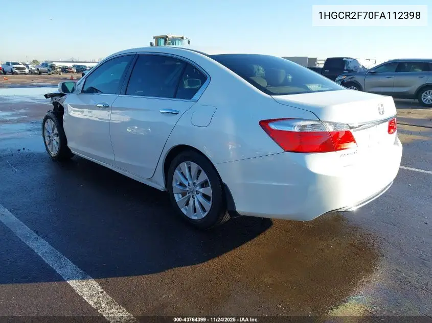 1HGCR2F70FA112398 2015 Honda Accord Ex