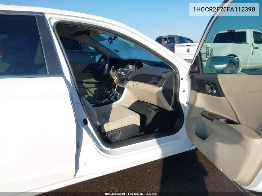 1HGCR2F70FA112398 2015 Honda Accord Ex