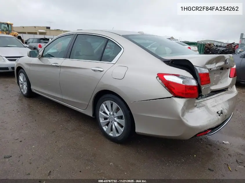 1HGCR2F84FA254262 2015 Honda Accord Ex-L