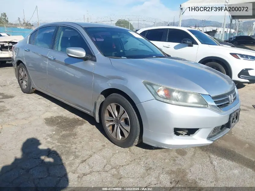 1HGCR2F39FA200072 2015 Honda Accord Lx