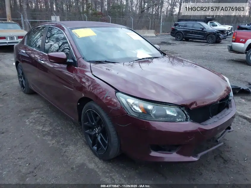 1HGCR2F57FA076983 2015 Honda Accord Sport