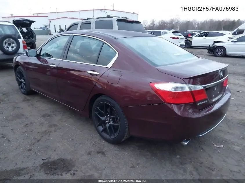 1HGCR2F57FA076983 2015 Honda Accord Sport