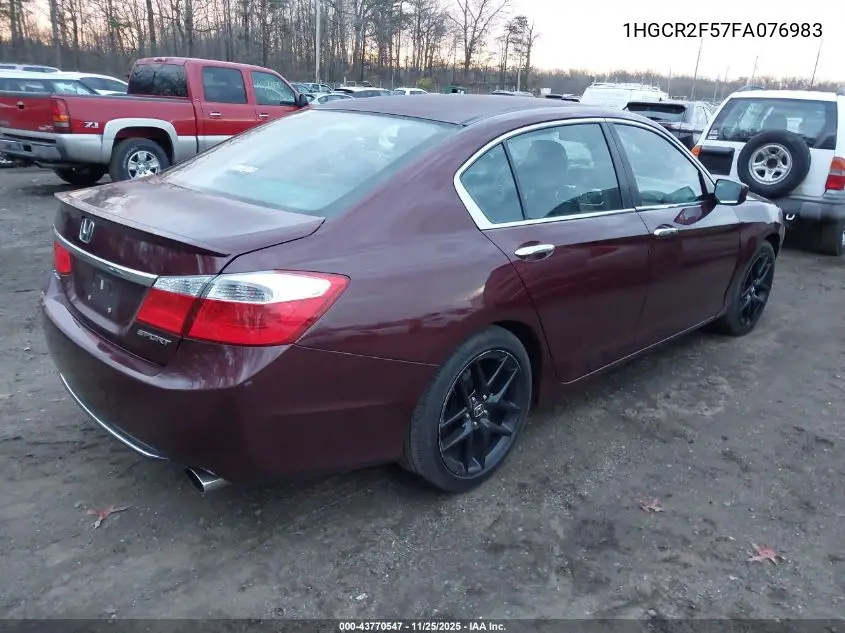 1HGCR2F57FA076983 2015 Honda Accord Sport