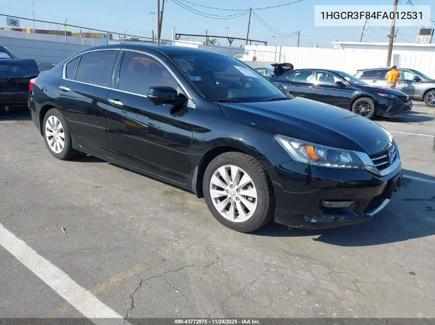 1HGCR3F84FA012531 2015 Honda Accord Ex-L V-6