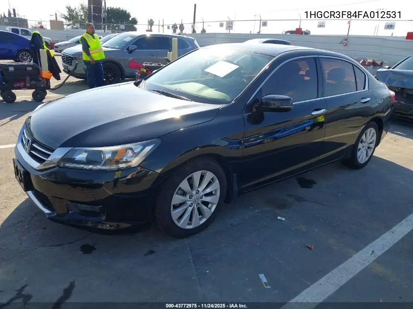 1HGCR3F84FA012531 2015 Honda Accord Ex-L V-6