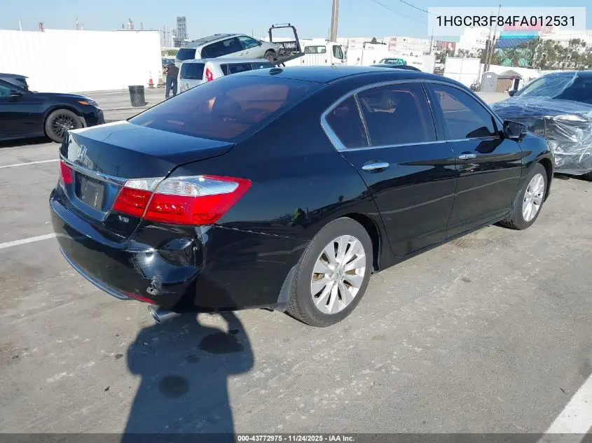1HGCR3F84FA012531 2015 Honda Accord Ex-L V-6