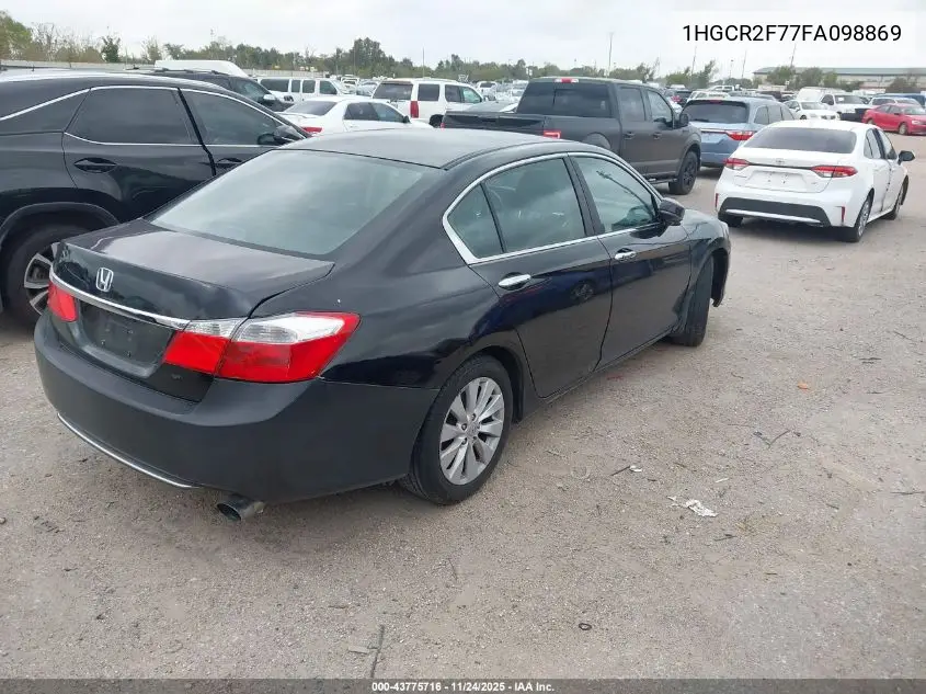 1HGCR2F77FA098869 2015 Honda Accord Ex