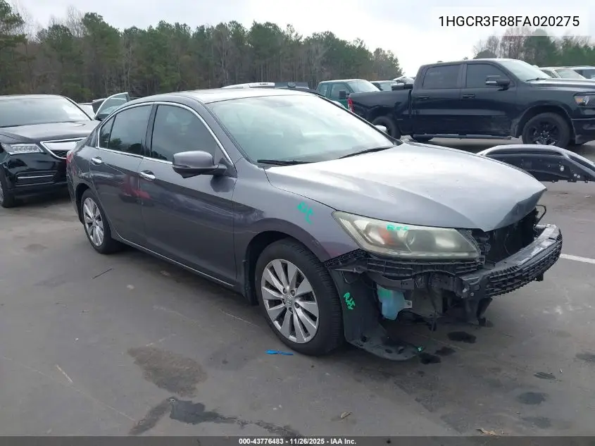 1HGCR3F88FA020275 2015 Honda Accord Ex-L V-6