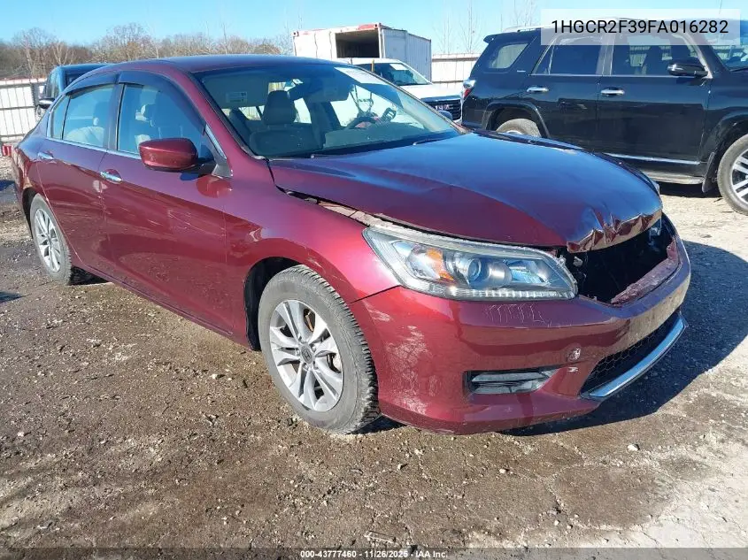1HGCR2F39FA016282 2015 Honda Accord Lx