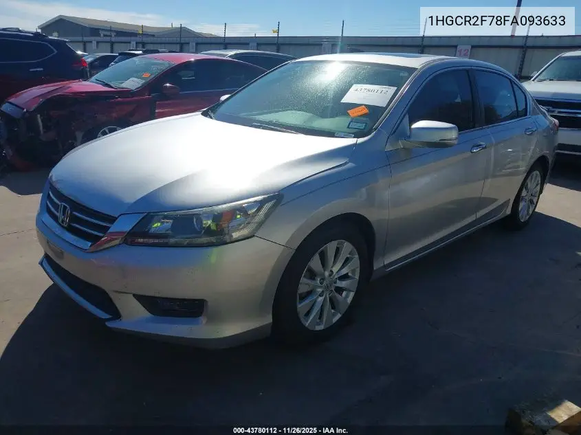 1HGCR2F78FA093633 2015 Honda Accord Ex