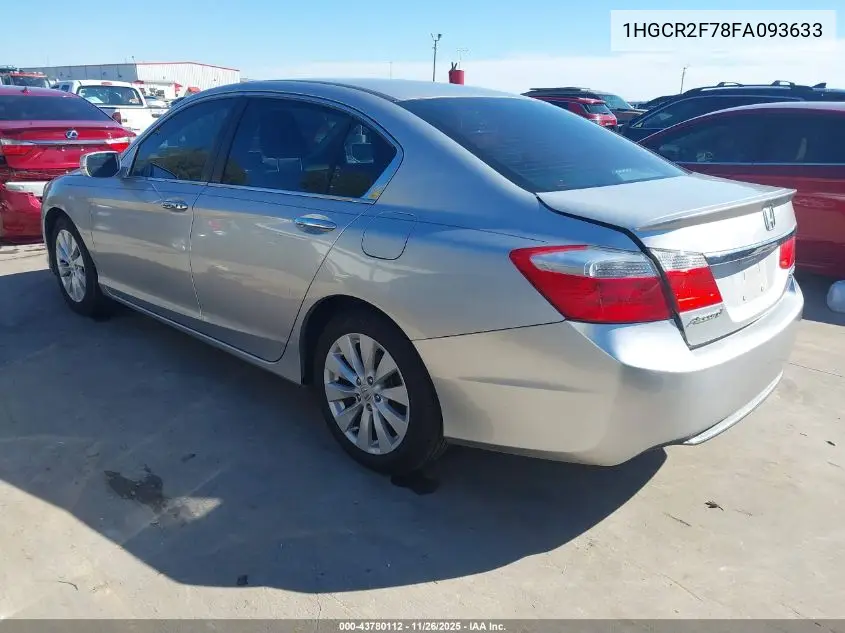 1HGCR2F78FA093633 2015 Honda Accord Ex
