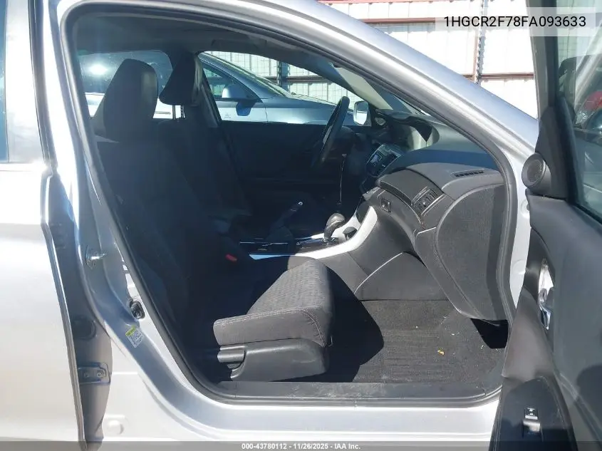 1HGCR2F78FA093633 2015 Honda Accord Ex