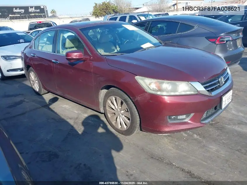 1HGCR3F87FA008621 2015 Honda Accord Ex-L V-6