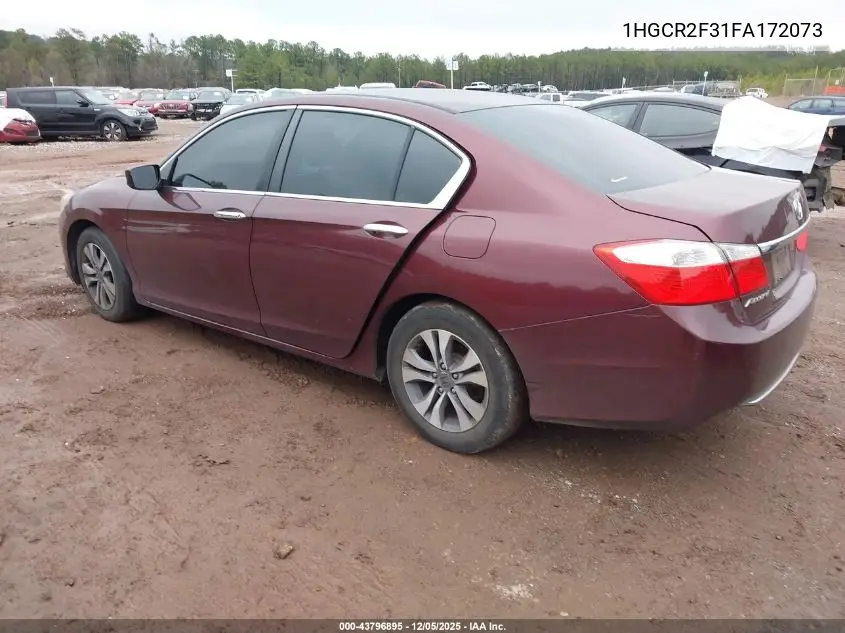 1HGCR2F31FA172073 2015 Honda Accord Lx