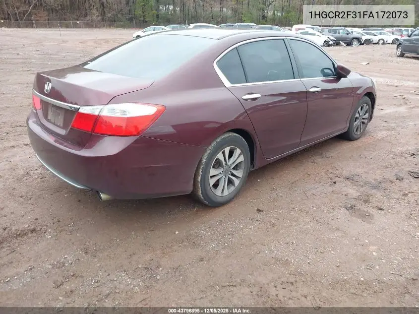 1HGCR2F31FA172073 2015 Honda Accord Lx