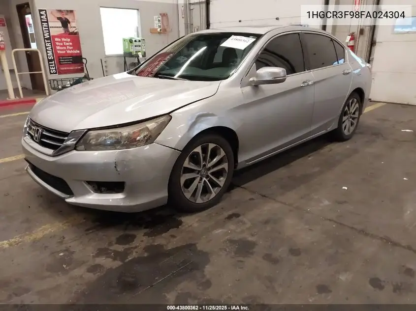 1HGCR3F98FA024304 2015 Honda Accord Touring