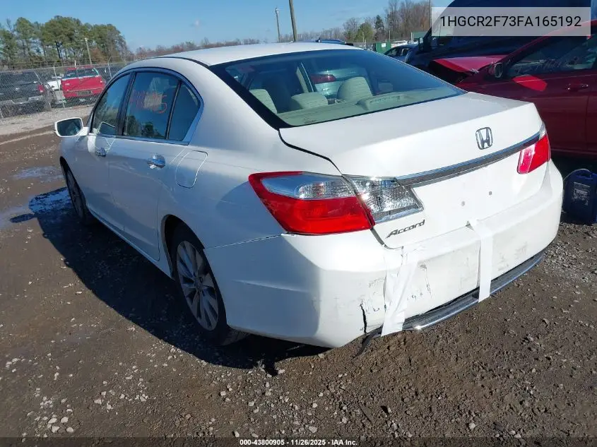 1HGCR2F73FA165192 2015 Honda Accord Ex