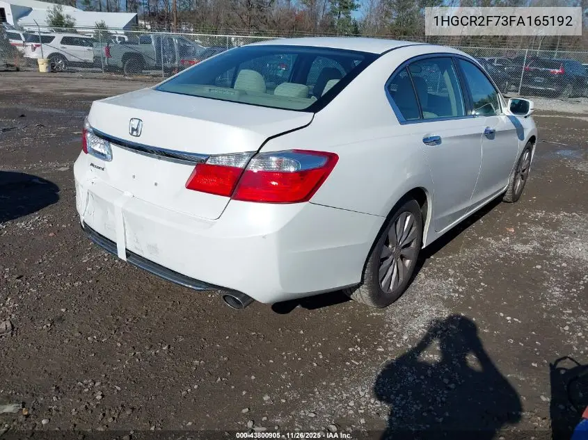 1HGCR2F73FA165192 2015 Honda Accord Ex