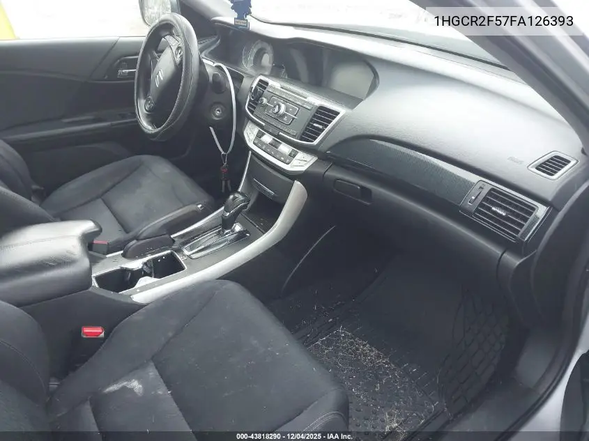 1HGCR2F57FA126393 2015 Honda Accord Sport
