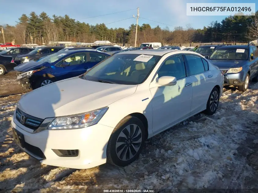 1HGCR6F75FA012496 2015 Honda Accord Hybrid Touring