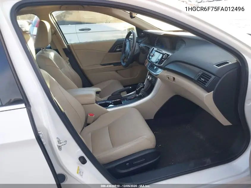 1HGCR6F75FA012496 2015 Honda Accord Hybrid Touring