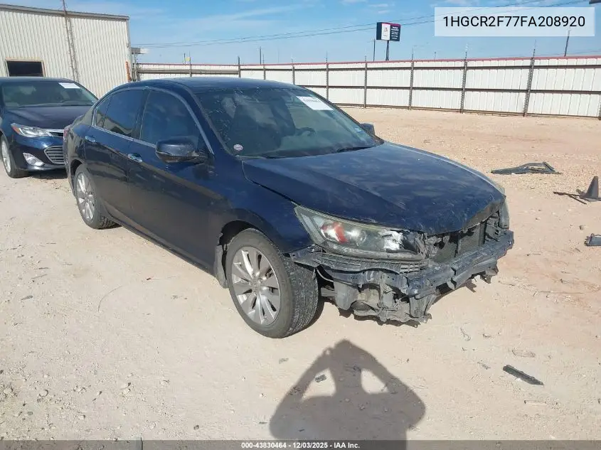 1HGCR2F77FA208920 2015 Honda Accord Ex