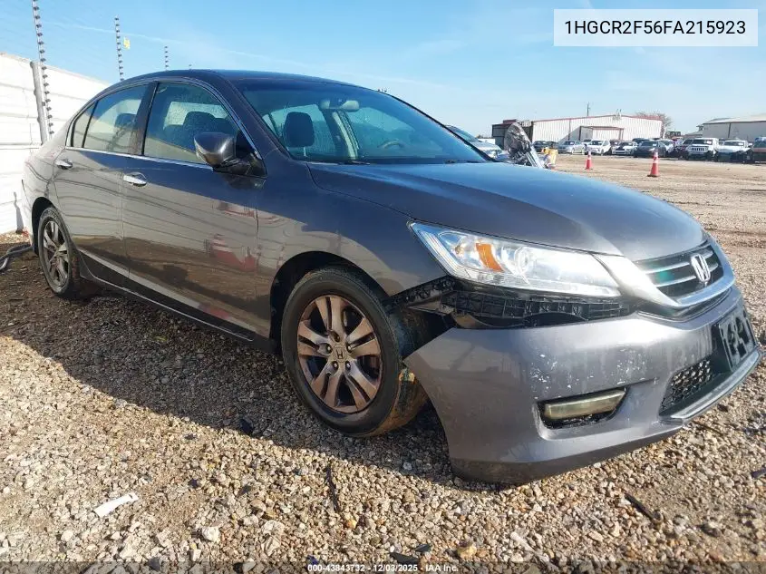 1HGCR2F56FA215923 2015 Honda Accord Sport